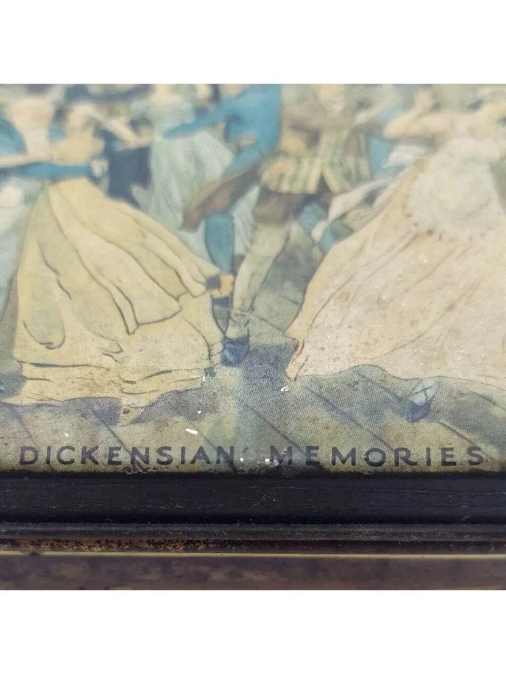 Thornes Toffee Dickensian Memories Advertising Tin England Collectible Vintage